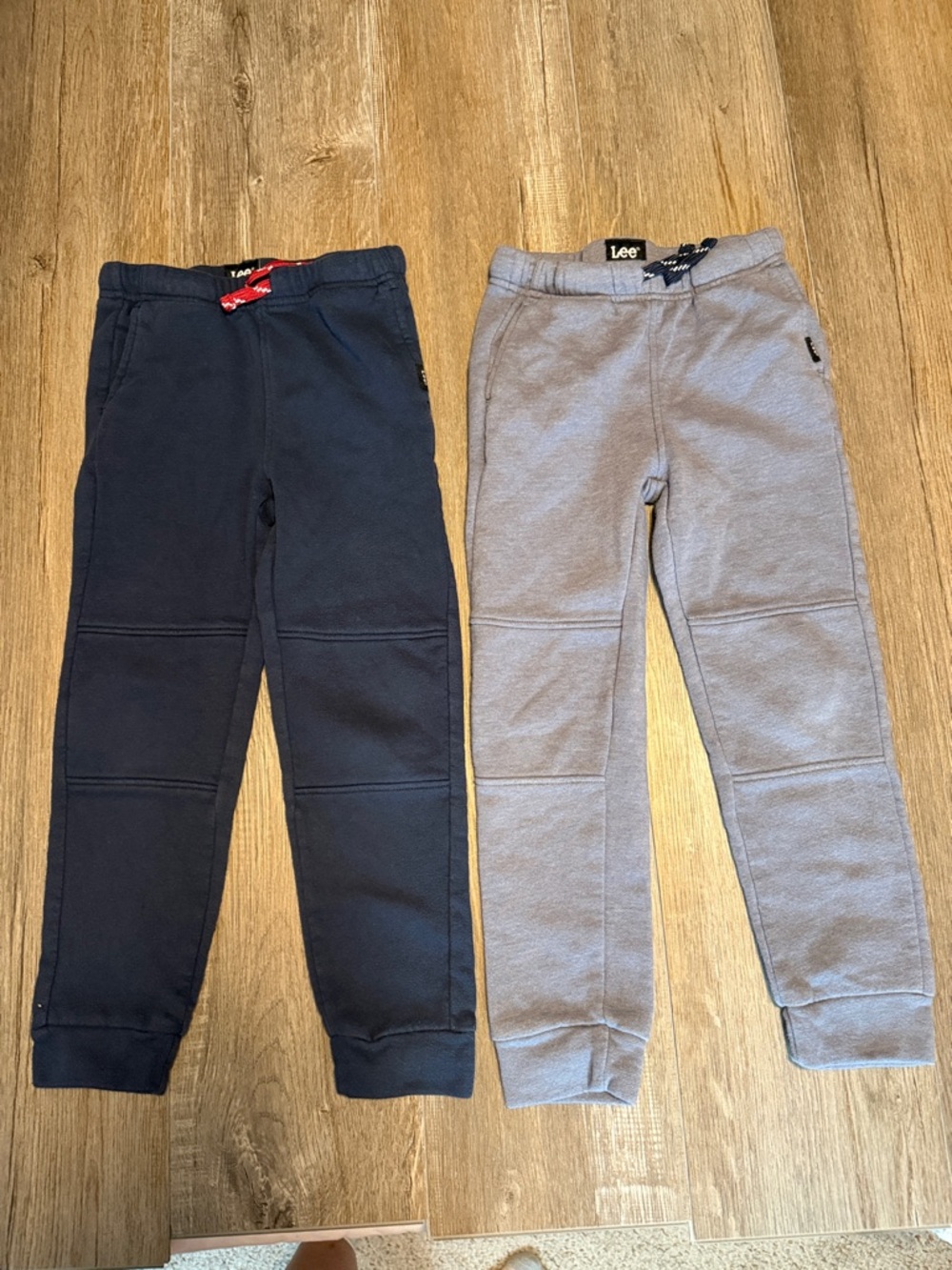 Lee Kids Two-Pack Pull-On Joggers in Navy and Gray